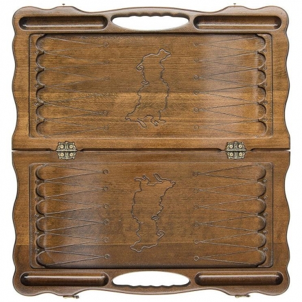 Нарды резные &quot;Россия&quot; с ручкой 60, Haleyan, фото 5