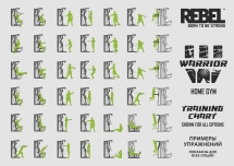 Многофункциональный тренажер REBEL WARRIOR в комплекте с Турником