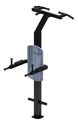 Турник три хвата+брусья (серый) - Уличный тренажер - СТ 012-13, фото 4