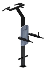 Турник три хвата+брусья (серый) - Уличный тренажер - СТ 012-13, фото 1 Турник три хвата+брусья (серый) - Уличный тренажер - СТ 012-13, фото 1