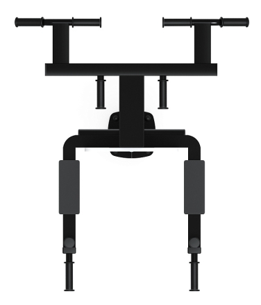 Турник три хвата+брусья (серый) - Уличный тренажер - СТ 012-13, фото 5