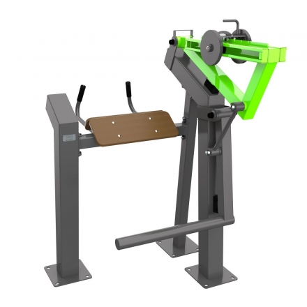 Power-1810 Уличный тренажер Глют-машина (ягодицы) с переменной нагрузкой Zavodsporta, фото 1