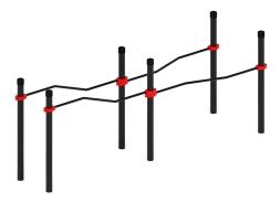 Воркаут ЛОВ 89 красный ВТ 101.17-01, фото 4 Воркаут ЛОВ 89 красный ВТ 101.17-01, фото 4