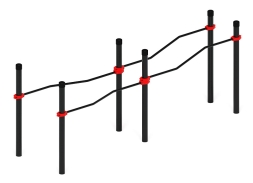 Воркаут ЛОВ 89 красный ВТ 101.17-01, фото 2 Воркаут ЛОВ 89 красный ВТ 101.17-01, фото 2