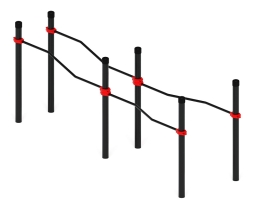 Воркаут ЛОВ 89 красный ВТ 101.17-01, фото 1 Воркаут ЛОВ 89 красный ВТ 101.17-01, фото 1