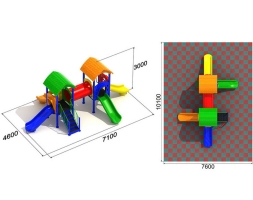 Детская игровая площадка Радуга 3.1, фото 2