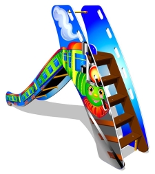 Детская горка Поезд Г040 H=1250 для игровых площадок, фото 2 Детская горка Поезд Г040 H=1250 для игровых площадок, фото 2