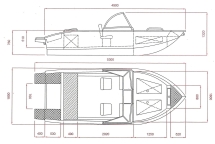 Алюминиевая лодка ALUTON 490 Fish