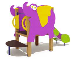 Горка Слоненок 08111 H=650 для детской площадки, фото 1