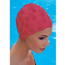 Шапочка для плав. жен. &quot;FASHY Moulded Cap&quot;, арт.3100-00-40, резина, красный