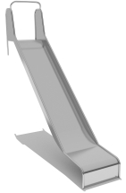 Горка из нержавеющей стали ГГН-500.1500.004 для детской площадки Горка из нержавеющей стали ГГН-500.1500.004 для детской площадки