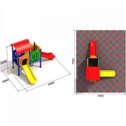 Детская площадка Лимпопо 1.1.1, фото 3 Детская площадка Лимпопо 1.1.1, фото 3