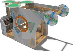 Игровой макет Коптер МД106.00.1 для детской площадки, фото 2 Игровой макет Коптер МД106.00.1 для детской площадки, фото 2