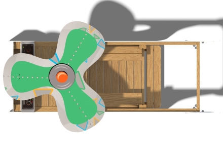 Игровой макет Коптер МД106.00.1 для детской площадки, фото 3