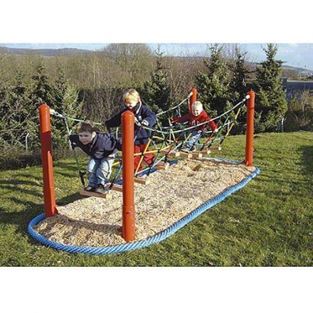 Подвесной мост с деревянными перекладинами, фото 2