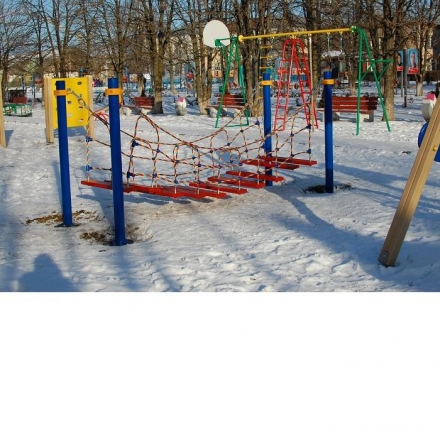 Подвесной мост с деревянными перекладинами, фото 5