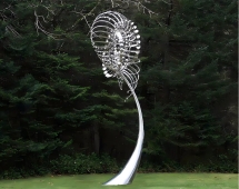 Скульптура из нержавеющей стали Фантазия Стандартный размер, основание из нержавеющей стали Скульптура из нержавеющей стали Фантазия Стандартный размер, основание из нержавеющей стали