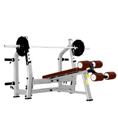 Скамья для жима с отрицательным наклоном BRONZE GYM J-024, фото 1