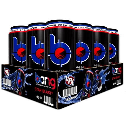 Энергетический напиток &quot;БЭНГ&quot; Фруктовый напиток VPX BANG 473мл Star Blast , фото 3