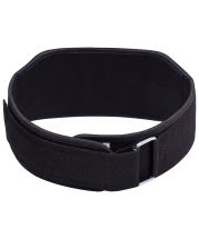 Пояс для тяжелой атлетики WLB-6732A, текстиль, S-XL, черный