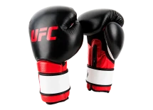 (UFC Перчатки MMA для работы на снарядах чёрные - 12 Oz)