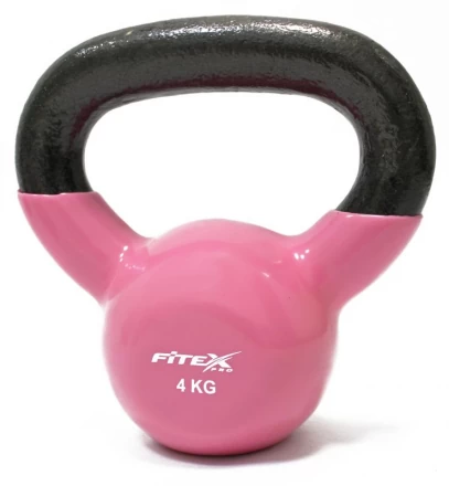 Гиря в виниловой оболочке 4 кг FITEX PRO, фото 1