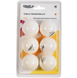 KRAFLA B-WT60 Набор для н/т: мяч без звезд (6шт), фото 1