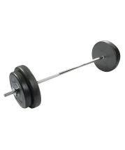 Штанга разборная, стальной гриф, пластиковые диски, 35 кг, BB-401