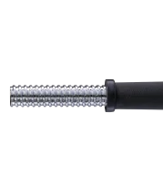 Гриф гантельный BB-105, металлический, с пластиковыми замками, 30 см