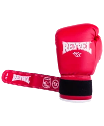 Перчатки боксерские RV-101, 12oz, к/з, красные, фото 5