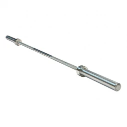 Гриф олимпийский прямой 86&quot;, до 679 кг, хромированный (класс-SILVER), фото 5