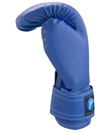 Перчатки боксерские детские, 4oz, к/з, синий, фото 3