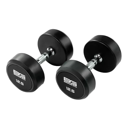 BRONZE GYM BG-PA-DB-R125 Гантель обрезиненная 12,5 кг, фото 1