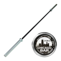 Гриф олмпийский с двойными марками 220 см BODY-SOLID CHICAGO, фото 3