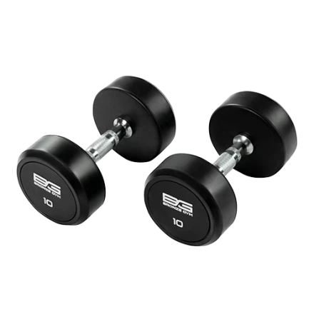 BRONZE GYM BG-PA-DB-R100 Гантель обрезиненная 10 кг, фото 1
