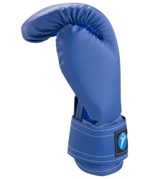 Перчатки боксерские, 8oz, к/з, синие, фото 3