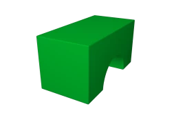 Мягкий модуль 600x300x300. Зеленый