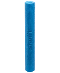 Коврик для йоги FM-101, PVC, 173x61x0,4 см, синий, фото 2