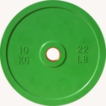 Диск JOHNS d51мм, цветной обрезиненный, 10кг