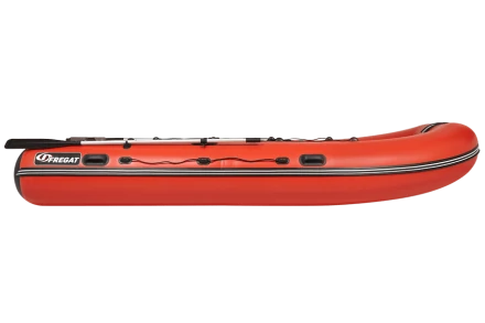 Моторная лодка ПВХ Фрегат 390 FM Light Jet/L/S (ФМ Лайт Джет/Л/С) Красный, фото 5