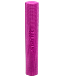 Коврик для йоги FM-101, PVC, 173x61x0,5 см, розовый, фото 2