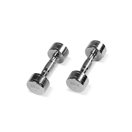 BRONZE GYM BG-PA-DB-C04 Гантель хромированная 4 кг, фото 1