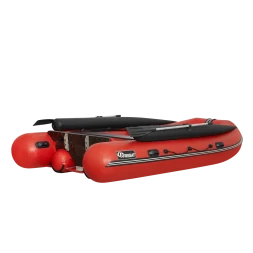 Моторная лодка ПВХ Фрегат 390 FM Jet/L/S (ФМ Джет/Л/С) с фальшбортом Красный, фото 3