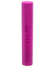 Коврик для йоги FM-101, PVC, 173x61x0,6 см, фиолетовый