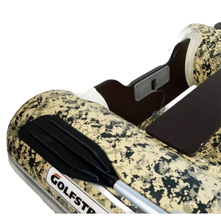 Моторная лодка ПВХ GOLFSTREAM MF 430 light jet под водомет синий, фото 3