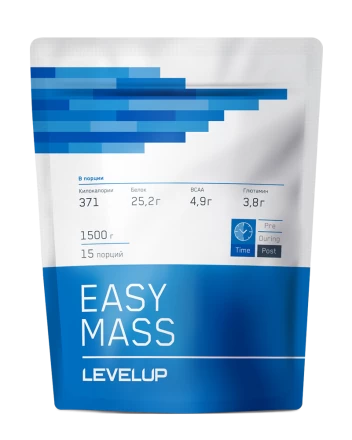 Многокомпонентный гейнер Level Up EasyMass 1500гр, фото 1