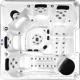 Бассейн СПА Joyee SPA Rome 220х220х92 см
