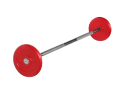 Штанга неразборная &quot;Barbell&quot; с цветными дисками d 25 мм, 15 кг