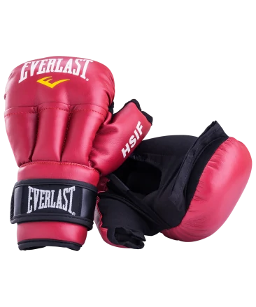 Перчатки для рукопашного боя HSIF RF3106, 6oz, к/з, красный, фото 1