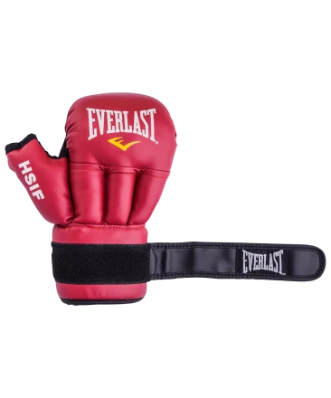 Перчатки для рукопашного боя HSIF RF3106, 6oz, к/з, красный, фото 5